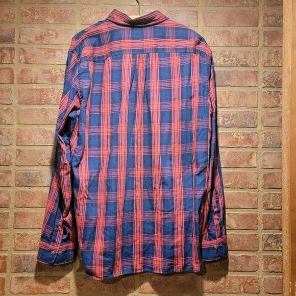 Brooks Brothers Red Fleece mens plaid button up shirt size XL - Picture 2 of 4